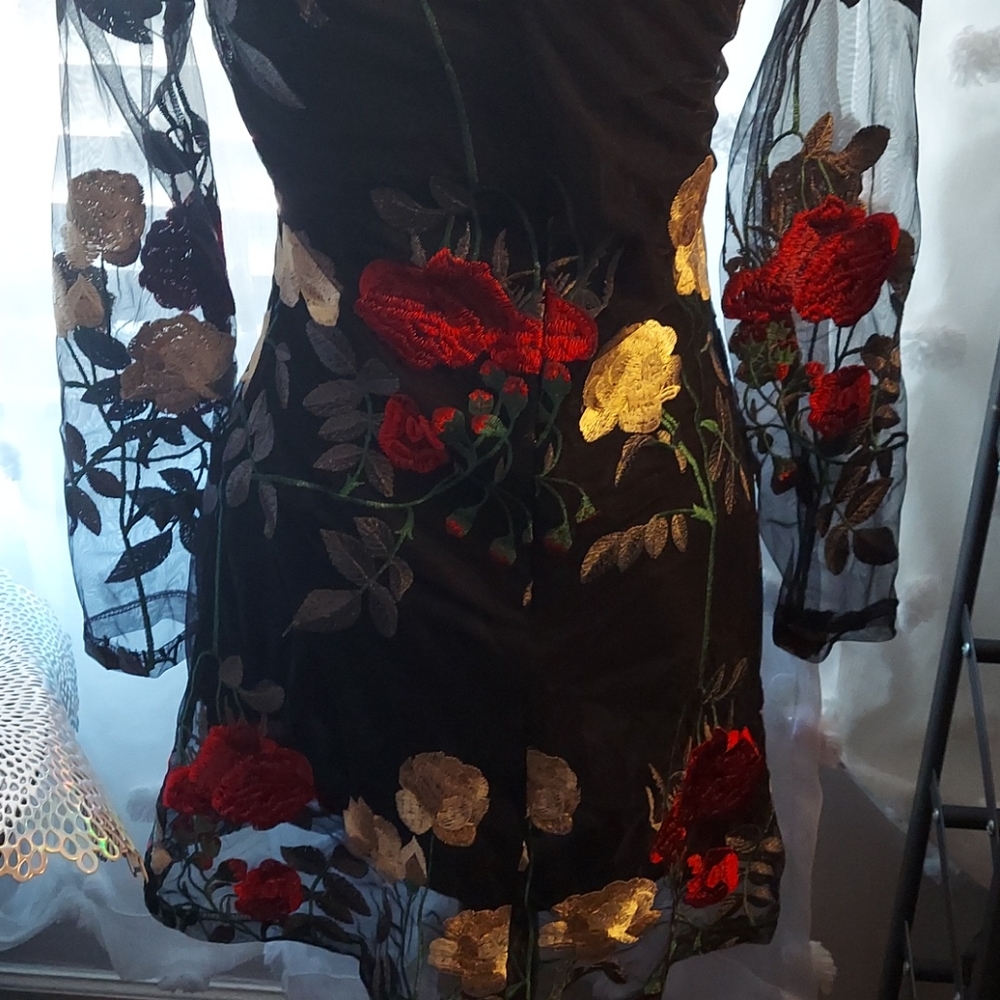 FLORAL PRINT DRESS - Picture 7 of 8